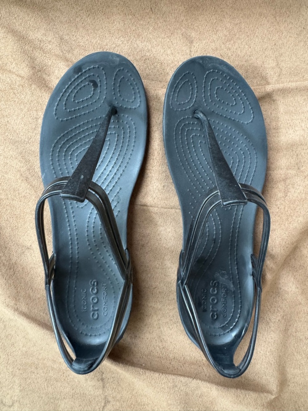 CROCS Black Women's Slingback Flip Sandals